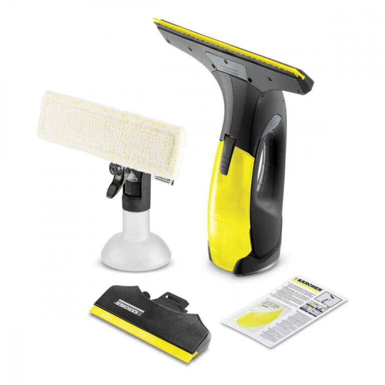 Kärcher - WV 1 Plus - 2-in-1 Window Vacuum Squeegee - For Showers, Mirrors, Glass, & Countertops - 10 in. Squeegee Blade